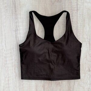 FABLETICS Black Shimmer Sports Bra L